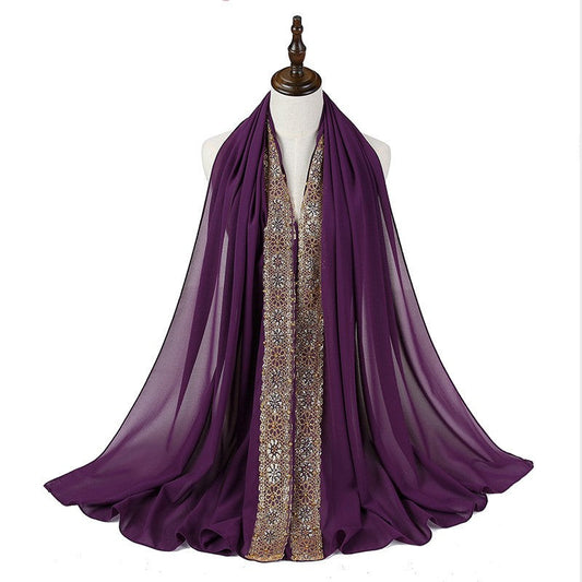 Aveline Pearl Lace Headscarf