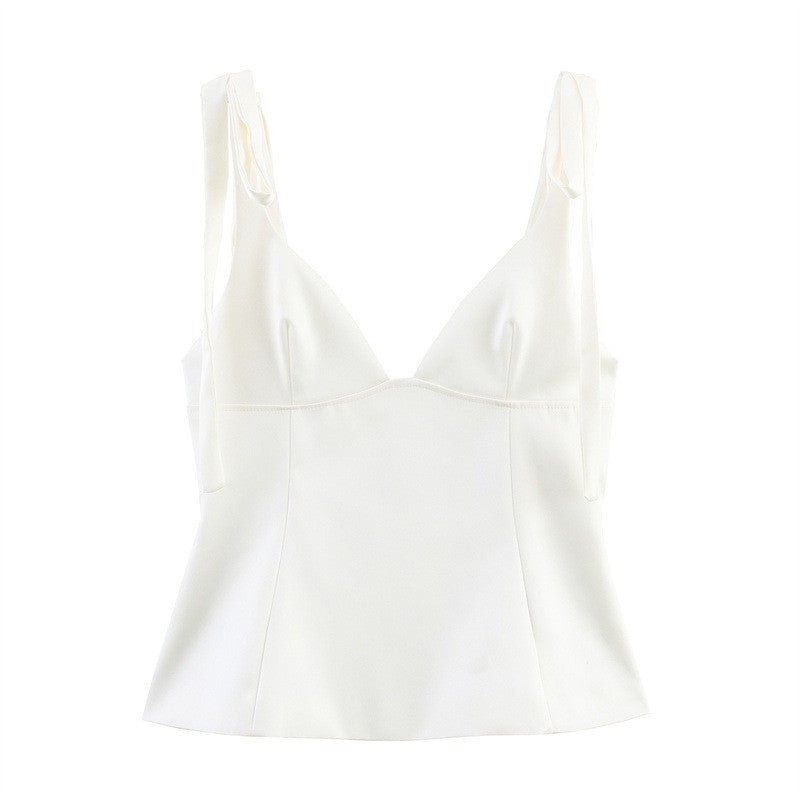 Selviane Satin Bow Camisole