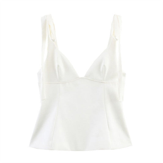 Selviane Satin Bow Camisole