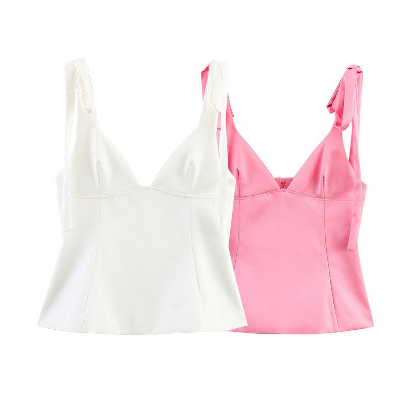 Selviane Satin Bow Camisole