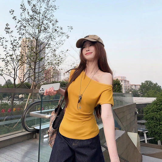Serenya Off-Shoulder Fitted Top