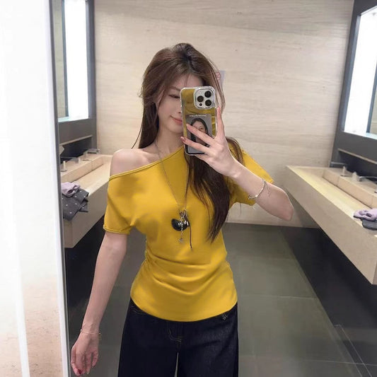 Serenya Off-Shoulder Fitted Top