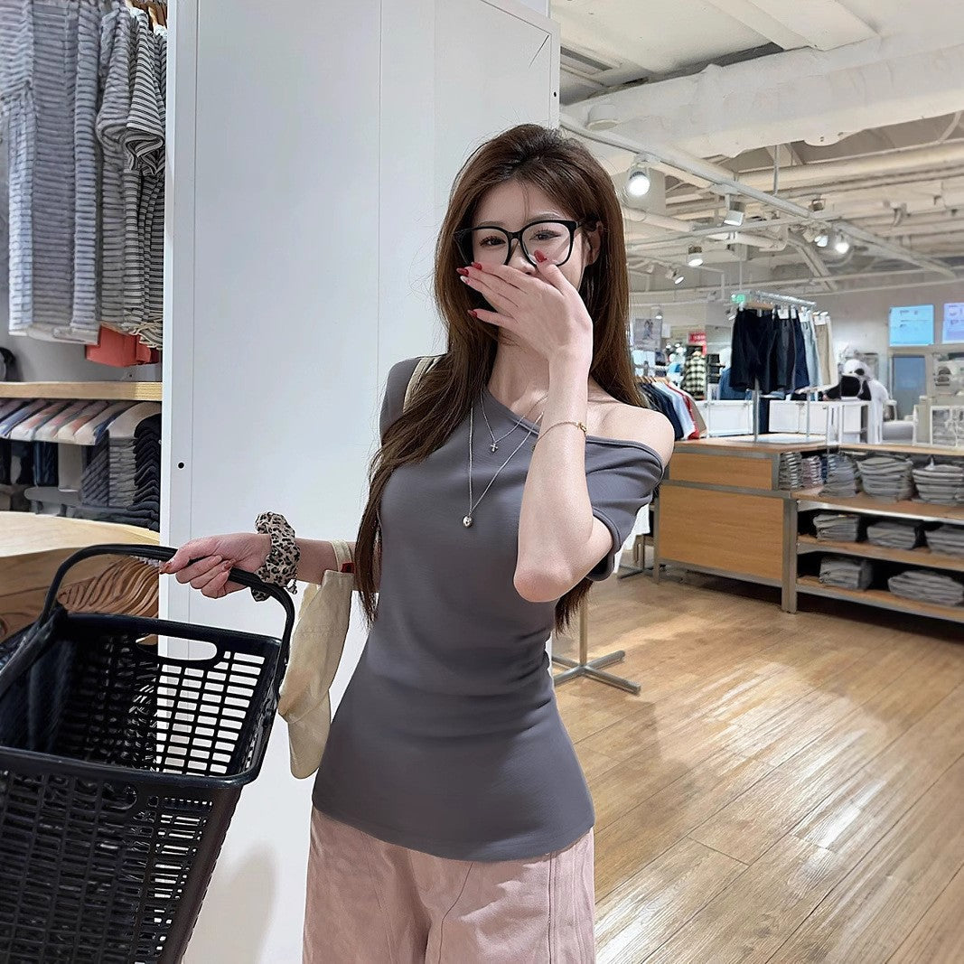 Serenya Off-Shoulder Fitted Top