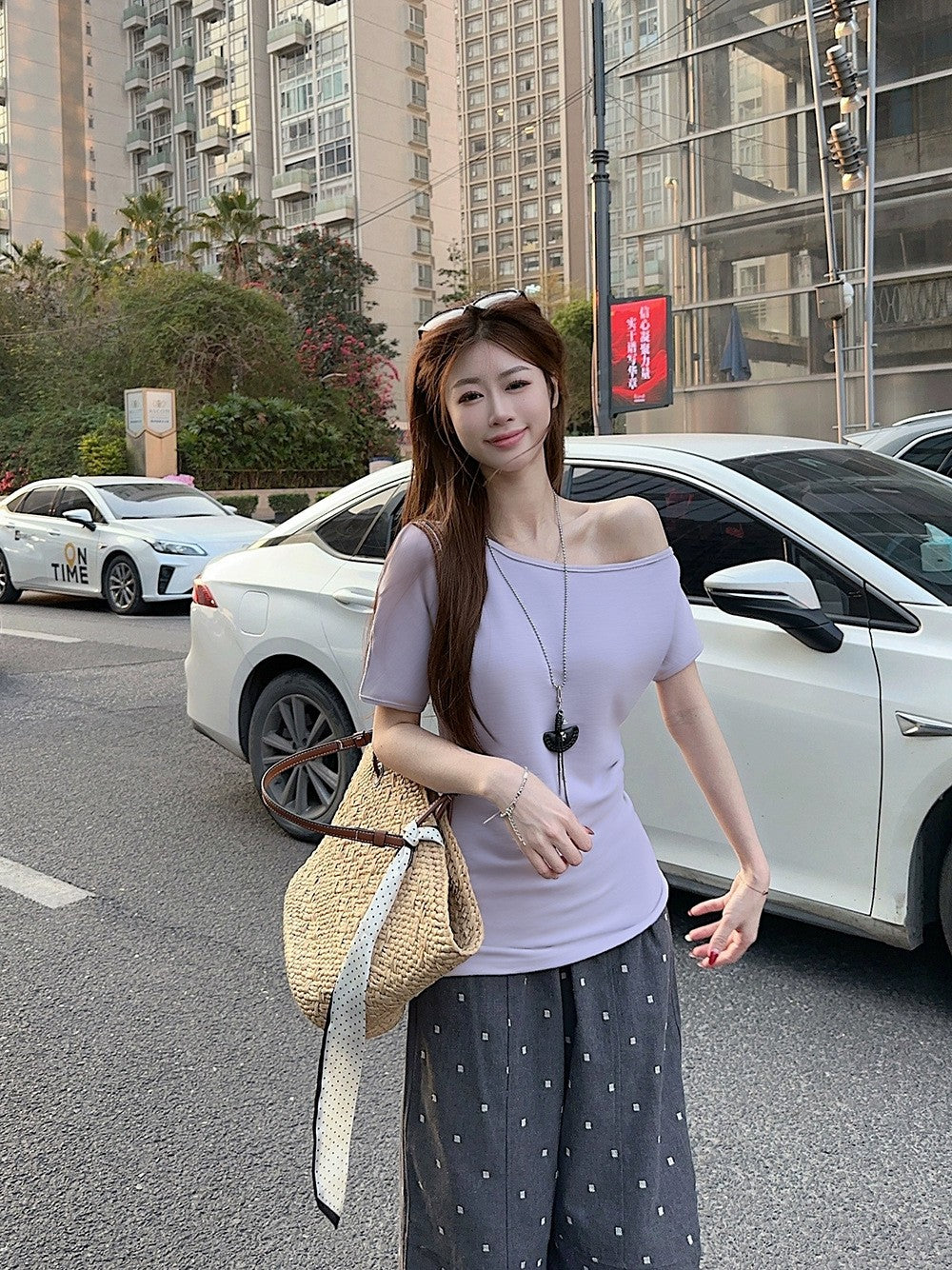Serenya Off-Shoulder Fitted Top